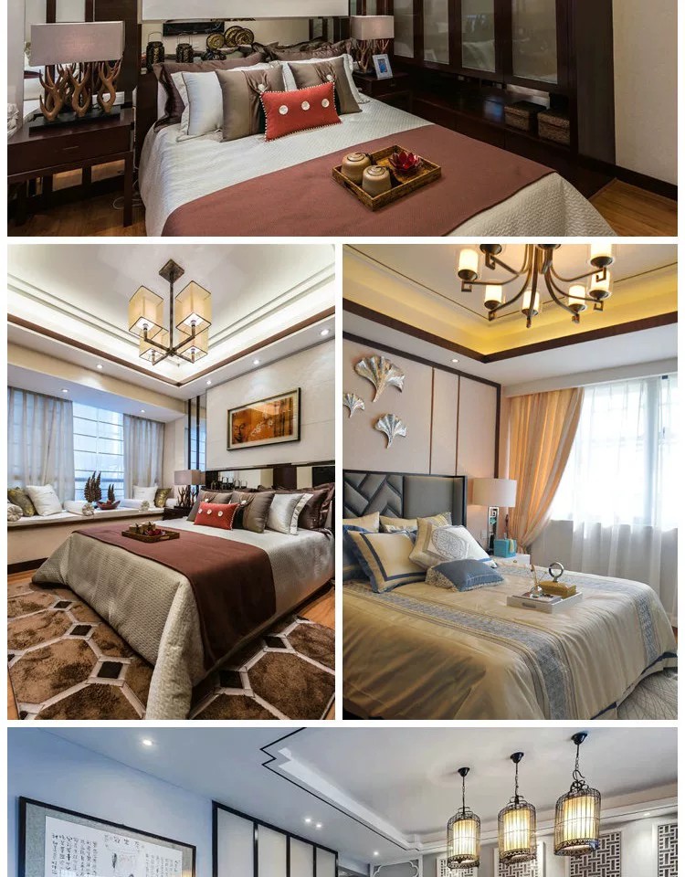 图片[3]-禅意新中式客厅餐厅全屋家装室内复古现代中式古典装修设计效果图-大怪兽分享