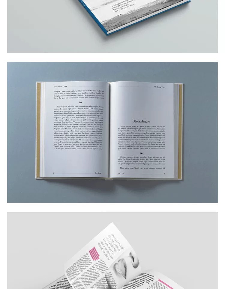 图片[5]-书籍杂志书本封面设计展示智能贴图样机PSD模板平面设计ps素材-大怪兽分享