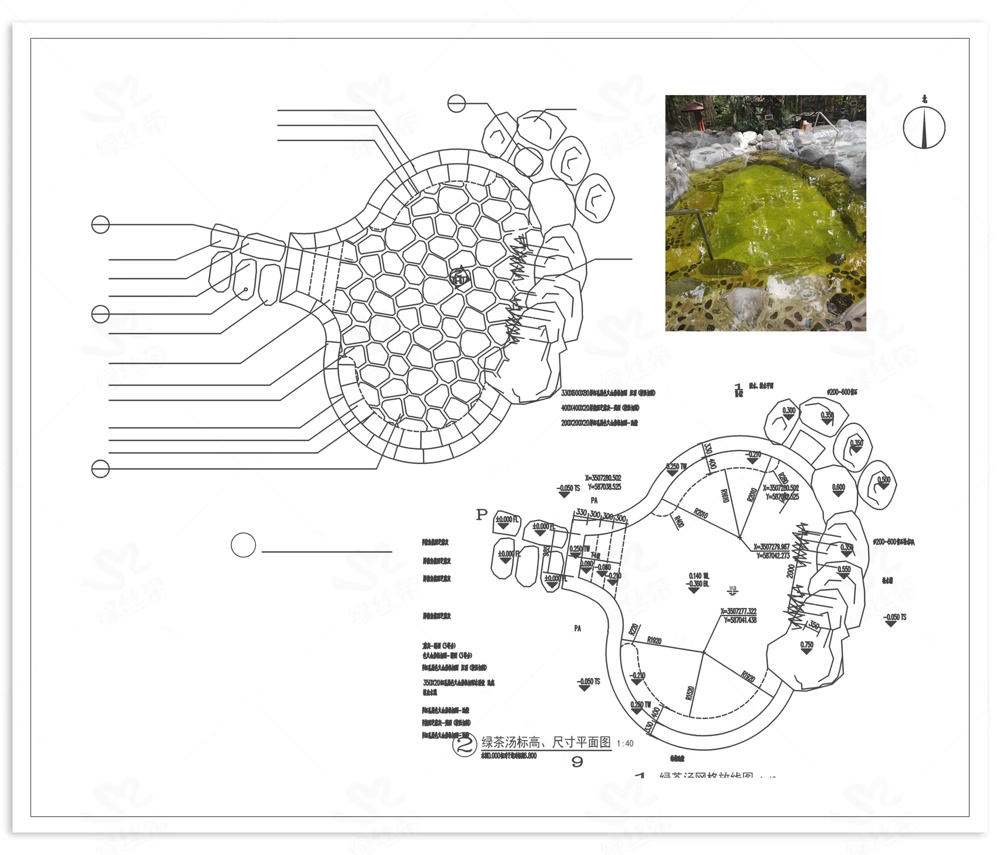 图片[6]-温泉泡池景区民宿度假村东南亚浴场日式剖面图做法详图CAD施工图-大怪兽分享