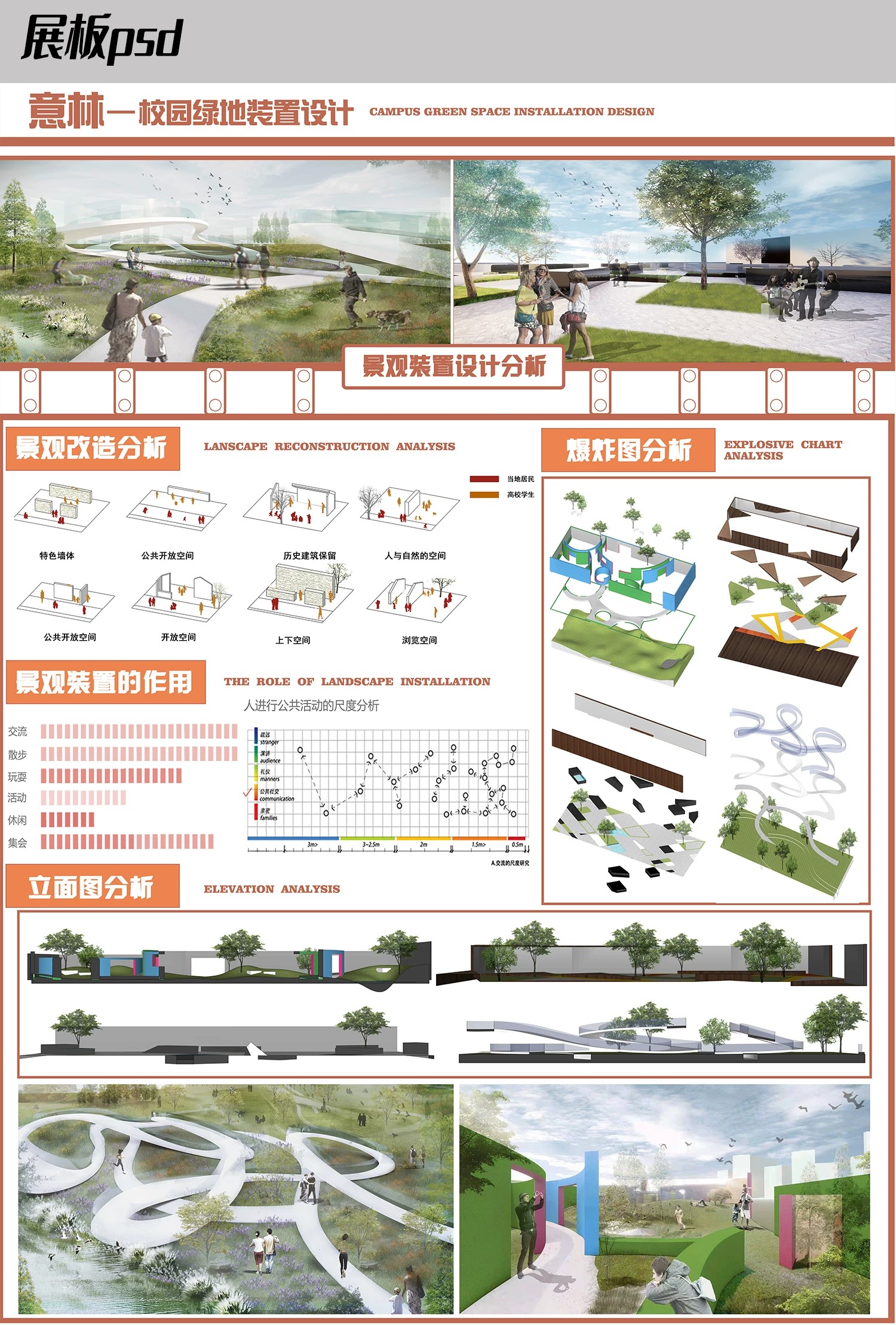 图片[5]-景观装置户外公共艺术装置设计全套设计su模型ps展板配套作品模板-大怪兽分享