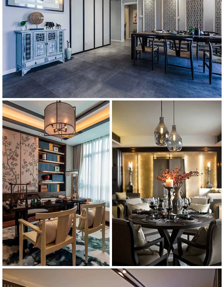 图片[4]-禅意新中式客厅餐厅全屋家装室内复古现代中式古典装修设计效果图-大怪兽分享