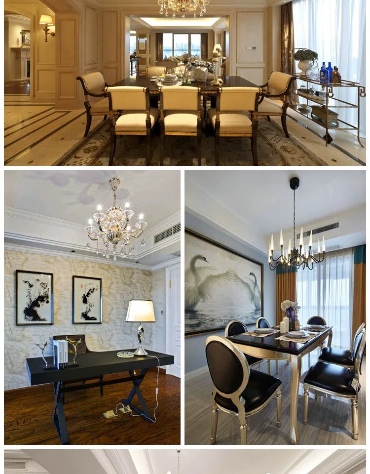 图片[6]-欧式装修风格客厅餐厅吊顶卧室家装效果图简欧北欧室内装修设计图-大怪兽分享