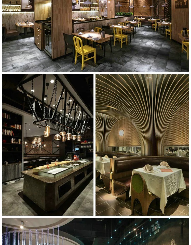 图片[6]-商业餐厅火锅店茶餐厅西餐馆装修设计效果图片饭店中餐牛排室内-大怪兽分享