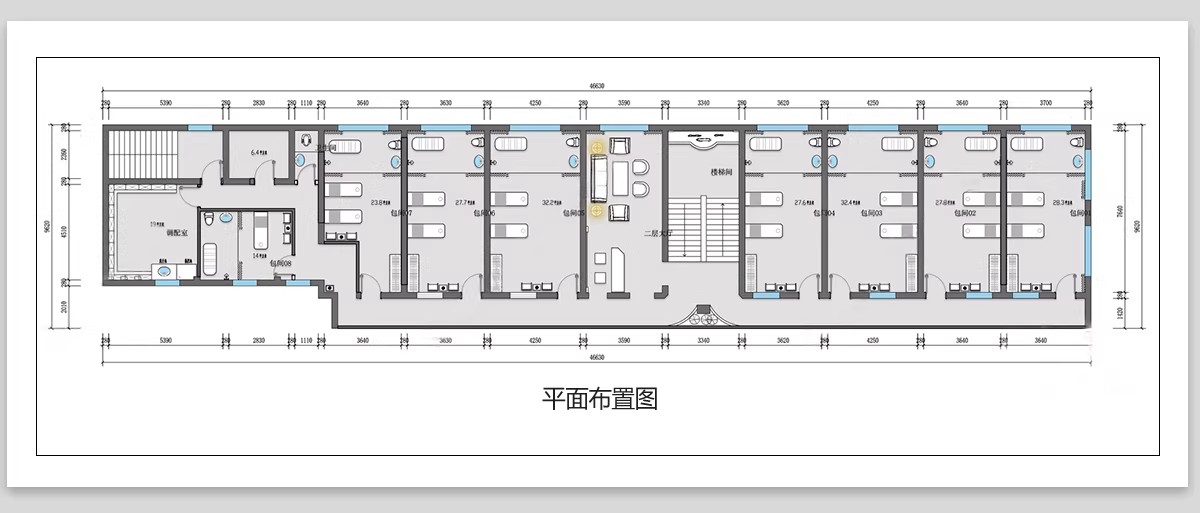 图片[6]-中医馆CAD施工图理平面布置图理疗馆装修设计效果图养生诊所布局-大怪兽分享