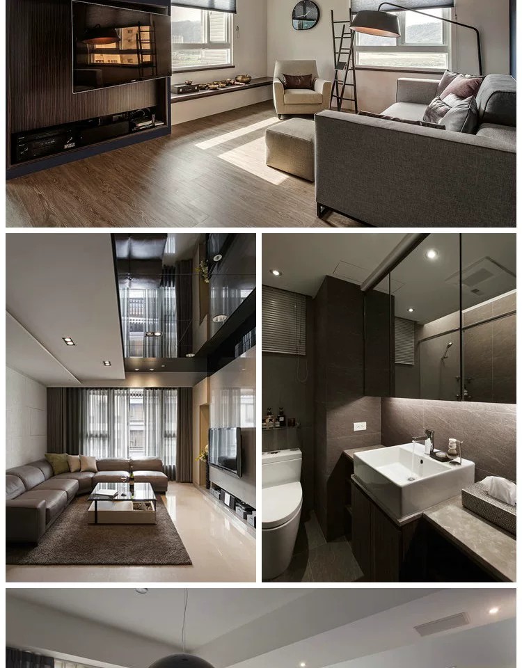 图片[7]-台式港式风格现代简约装修设计效果图后现代客厅餐厅卧室二三居室-大怪兽分享