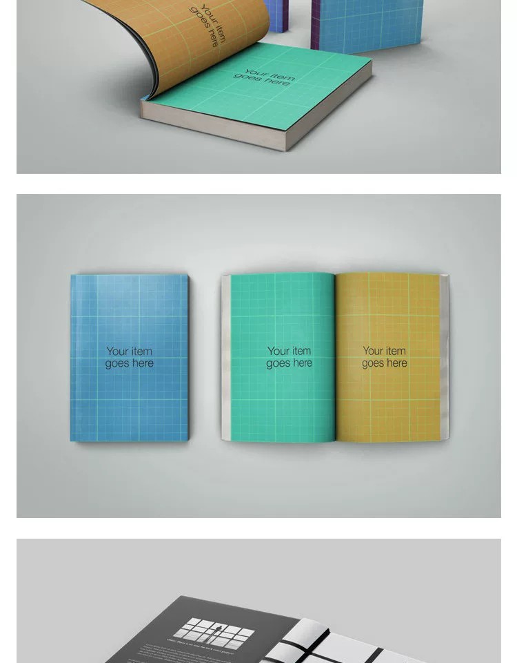 图片[7]-书籍杂志书本封面设计展示智能贴图样机PSD模板平面设计ps素材-大怪兽分享