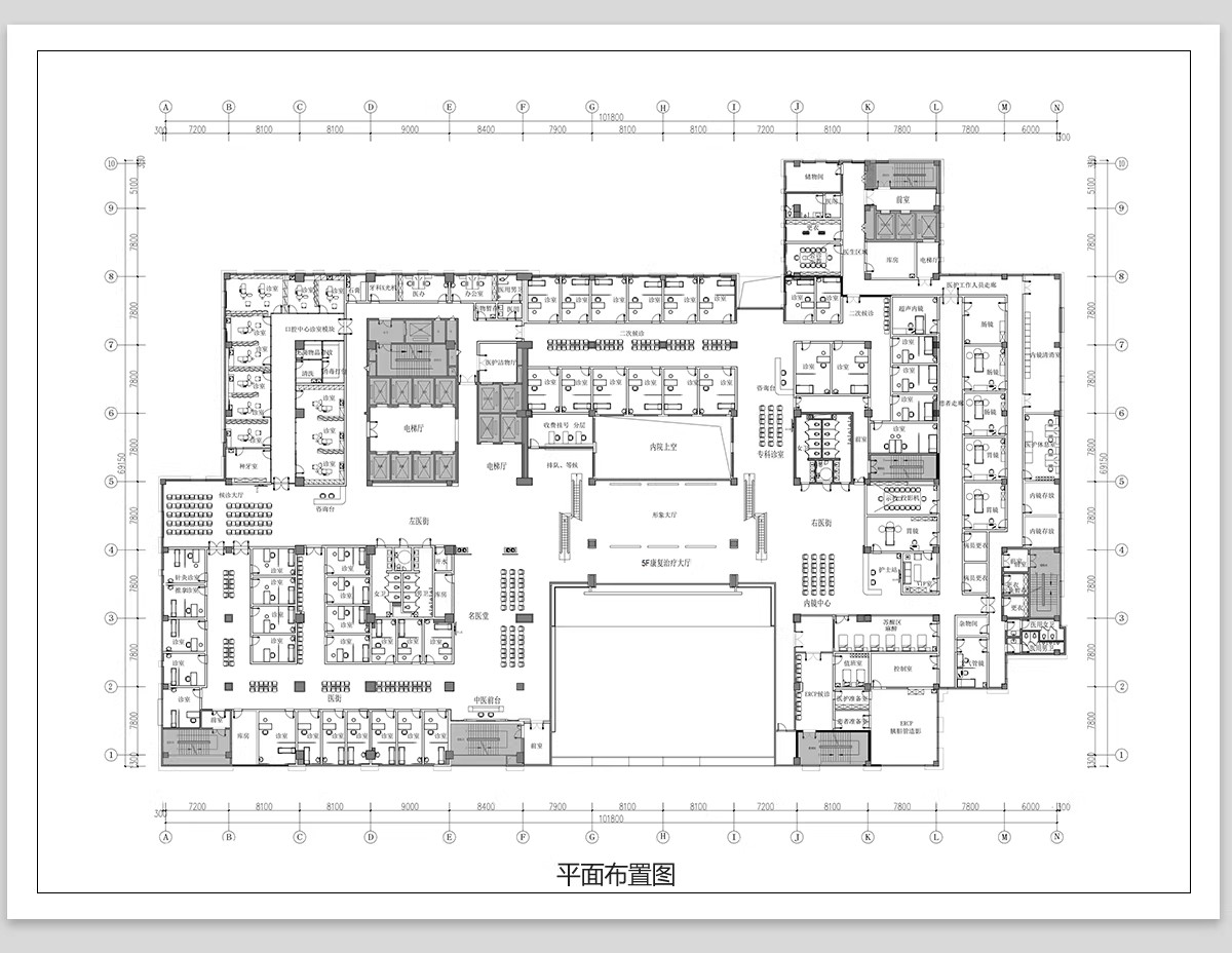 图片[7]-中医馆CAD施工图理平面布置图理疗馆装修设计效果图养生诊所布局-大怪兽分享