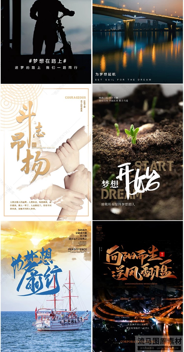 图片[8]-创意时尚励志正能量企业文化宣传正青春梦想海报PSD设计素材模板-大怪兽分享