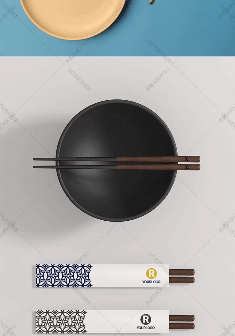 图片[6]-厨房用品陶瓷餐具盘子筷子罐杯子刀叉餐饮VI智能贴图PSD样机素材-大怪兽分享