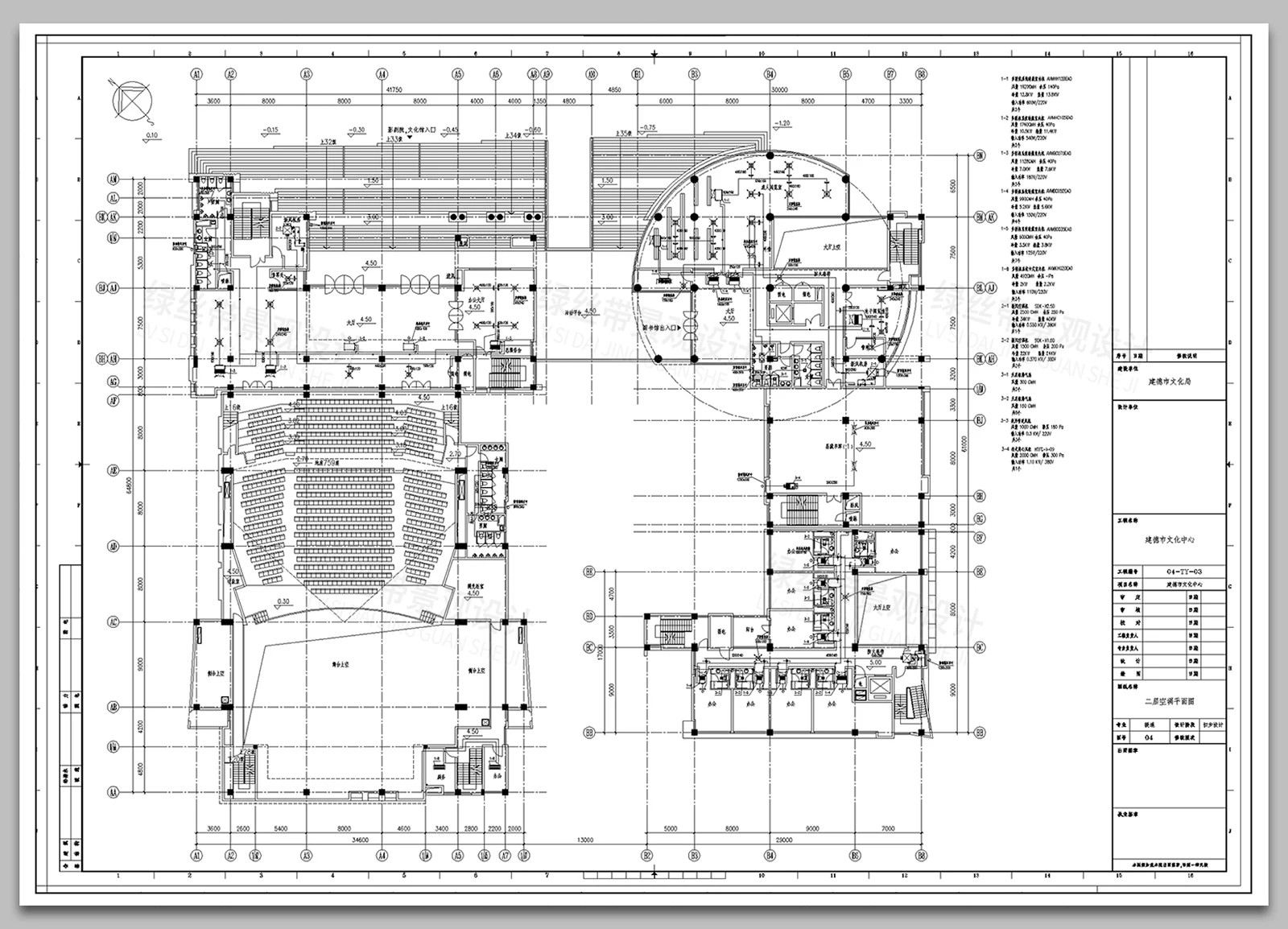 图片[8]-中央空调新风系统设计工装安装节点大样图图标图例案例CAD施工图-大怪兽分享