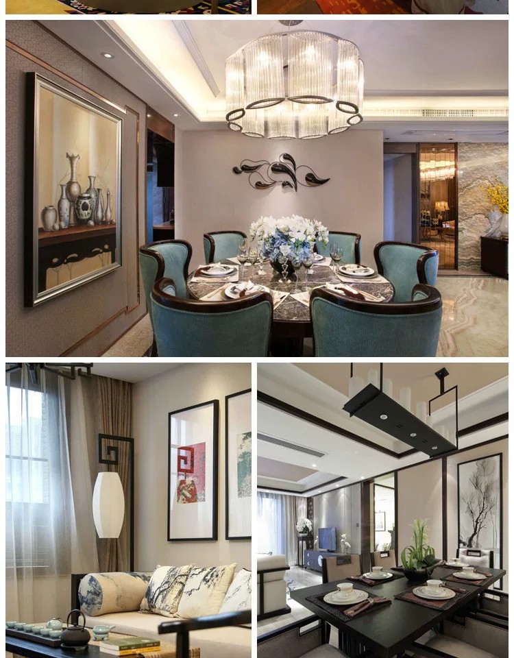图片[6]-禅意新中式客厅餐厅全屋家装室内复古现代中式古典装修设计效果图-大怪兽分享