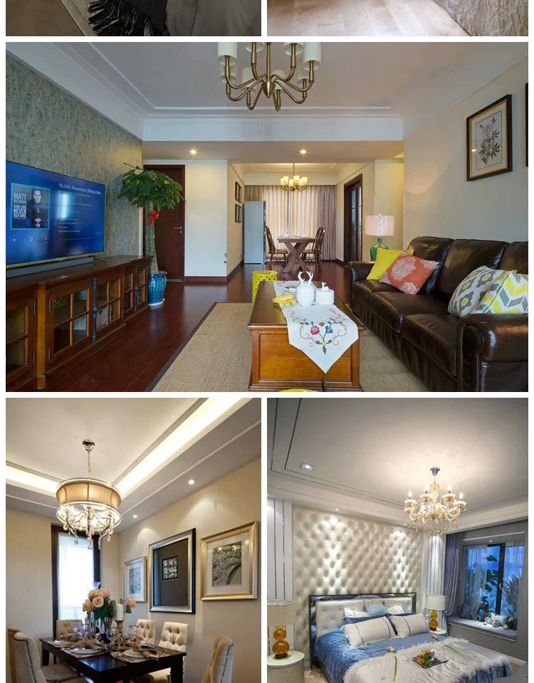 图片[8]-欧式装修风格客厅餐厅吊顶卧室家装效果图简欧北欧室内装修设计图-大怪兽分享