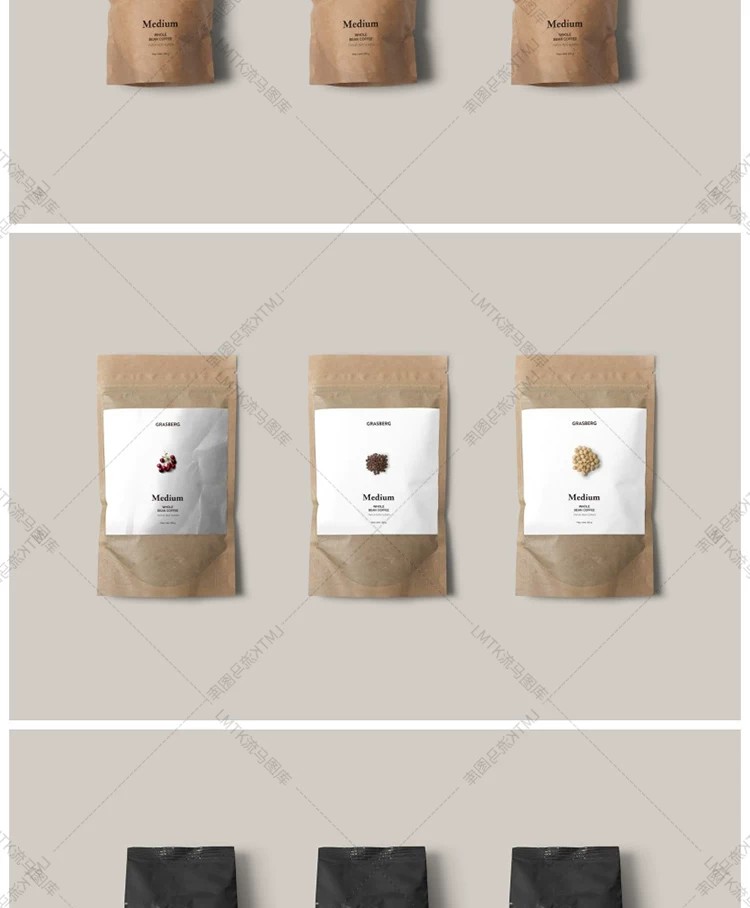 图片[7]-食品零食袋装罐装玻璃瓶坚果便当盒包装设计展示样机PSD素材模板-大怪兽分享