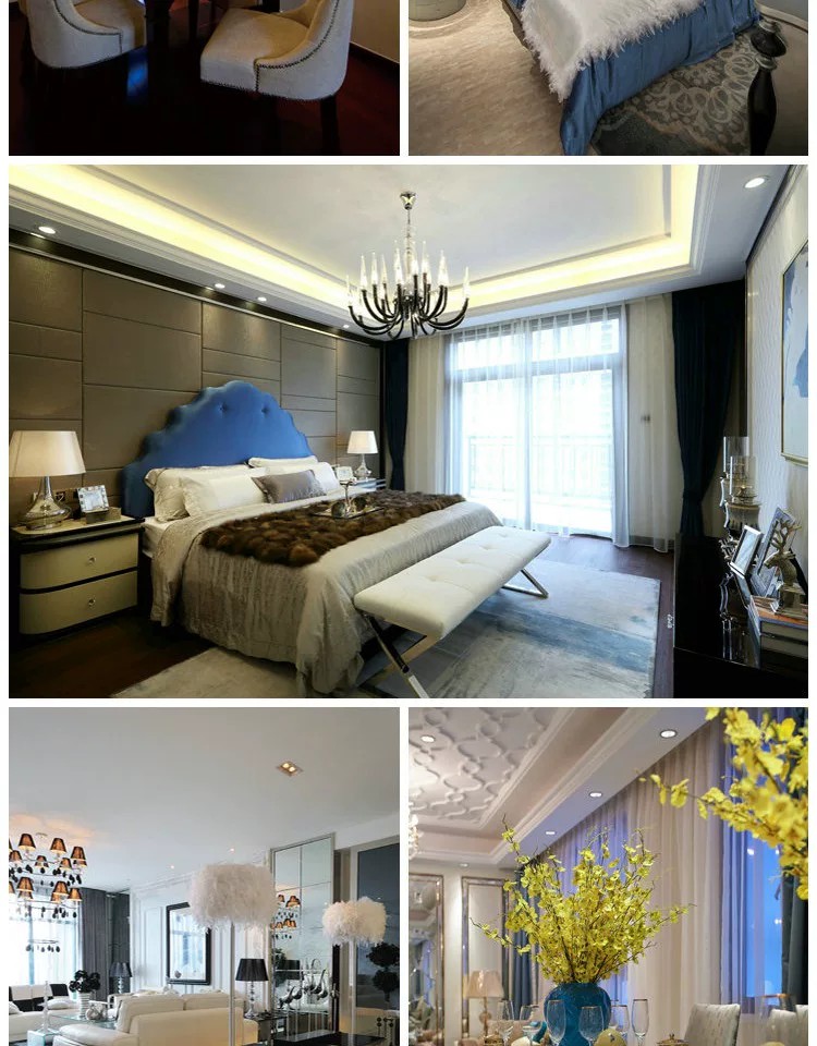 图片[9]-欧式装修风格客厅餐厅吊顶卧室家装效果图简欧北欧室内装修设计图-大怪兽分享