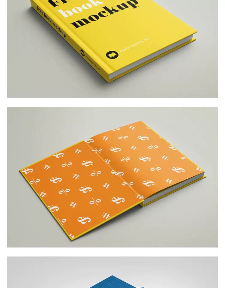 图片[9]-书籍杂志书本封面设计展示智能贴图样机PSD模板平面设计ps素材-大怪兽分享