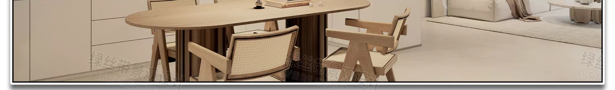 图片[9]-室内家装现代轻奢简约风装修设计整体空间布局效果图CAD施工图-大怪兽分享