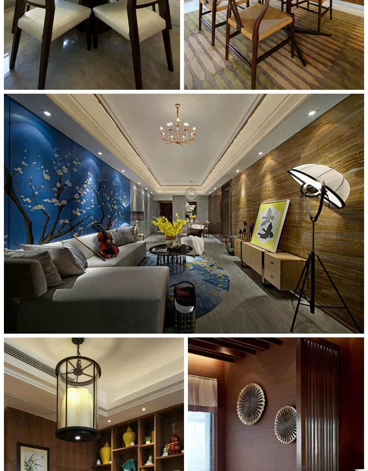 图片[8]-禅意新中式客厅餐厅全屋家装室内复古现代中式古典装修设计效果图-大怪兽分享