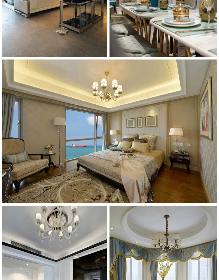 图片[10]-欧式装修风格客厅餐厅吊顶卧室家装效果图简欧北欧室内装修设计图-大怪兽分享