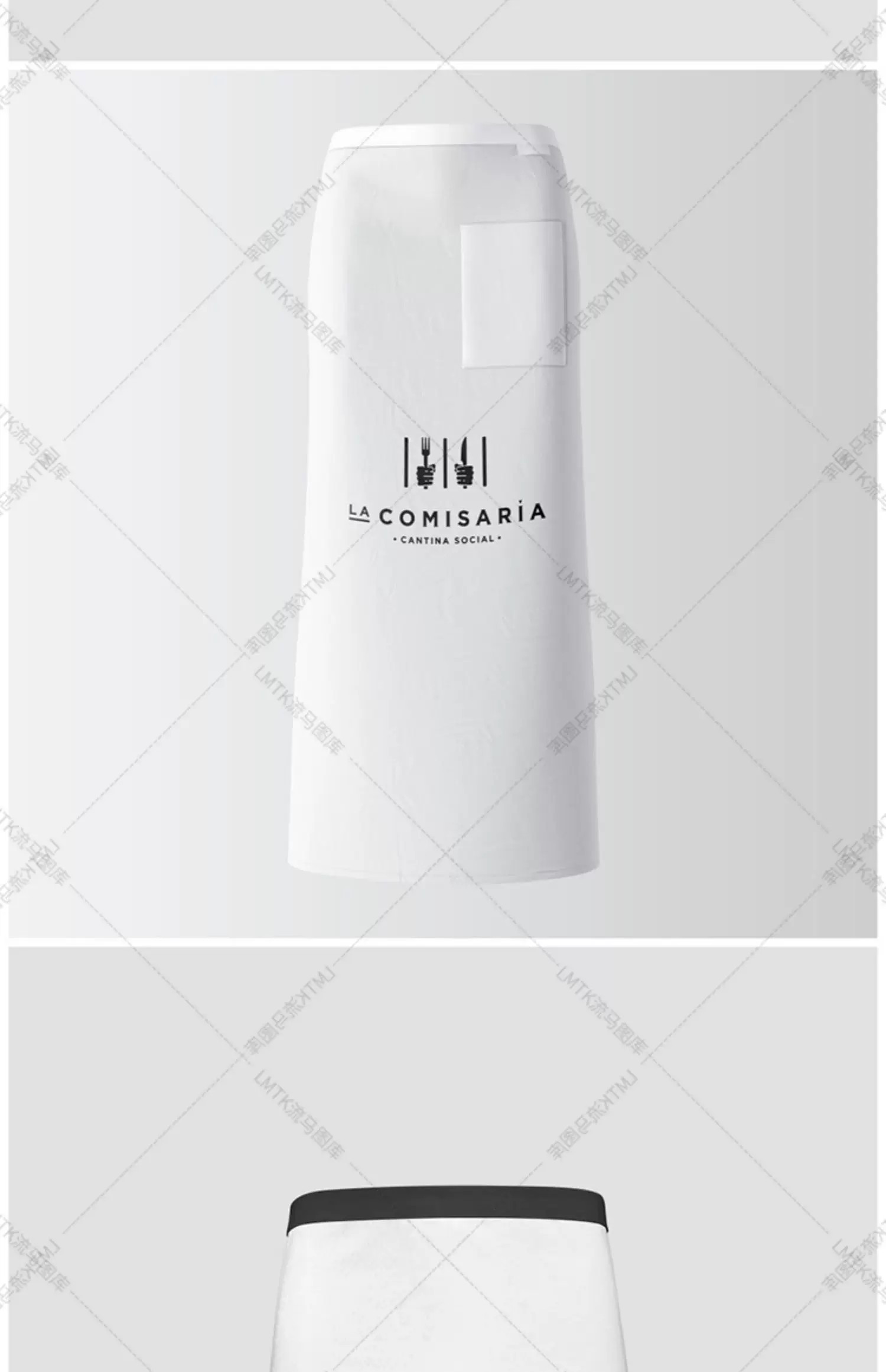 图片[9]-餐饮美食企业厨房用品逼真的各类围裙设计vi展示样机PSD素材模板-大怪兽分享