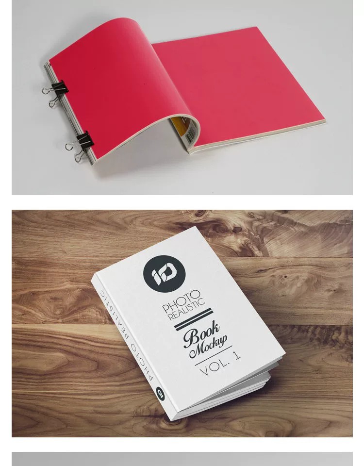 图片[11]-书籍杂志书本封面设计展示智能贴图样机PSD模板平面设计ps素材-大怪兽分享