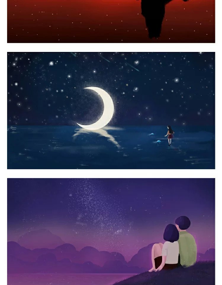 图片[9]-时尚生活PSD海报模板唯美星空卡通梦幻夜景宣传单广告设计素材-大怪兽分享