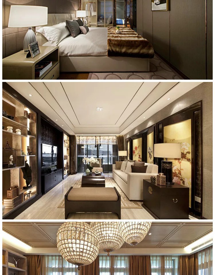 图片[10]-禅意新中式客厅餐厅全屋家装室内复古现代中式古典装修设计效果图-大怪兽分享