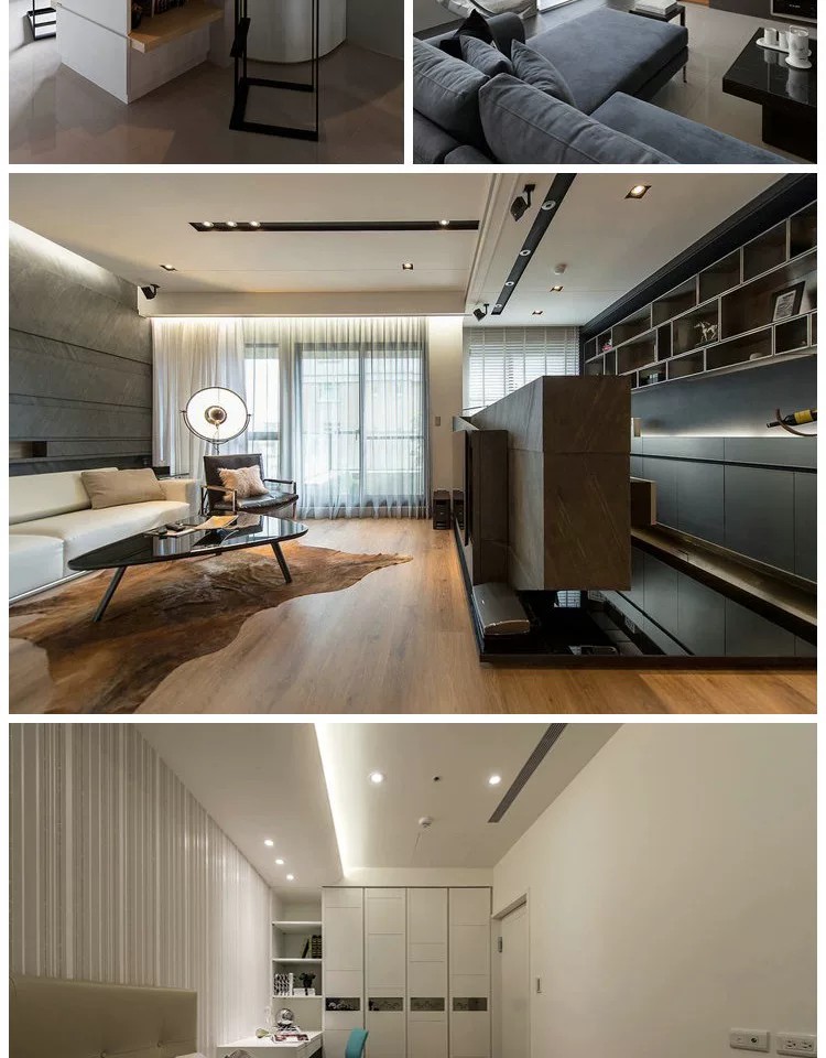 图片[12]-台式港式风格现代简约装修设计效果图后现代客厅餐厅卧室二三居室-大怪兽分享