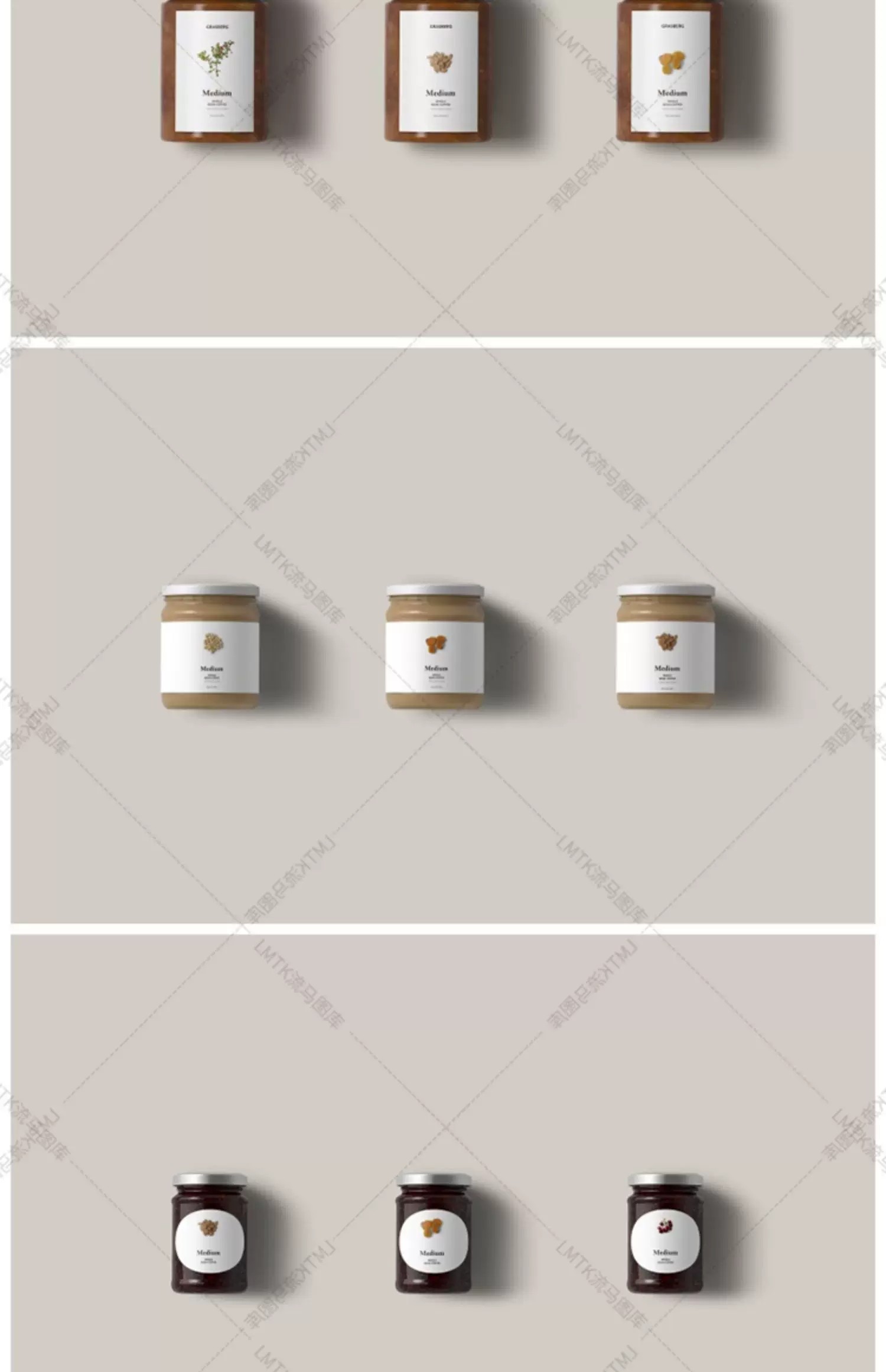 图片[11]-食品零食袋装罐装玻璃瓶坚果便当盒包装设计展示样机PSD素材模板-大怪兽分享