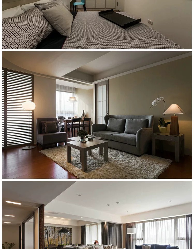 图片[13]-台式港式风格现代简约装修设计效果图后现代客厅餐厅卧室二三居室-大怪兽分享