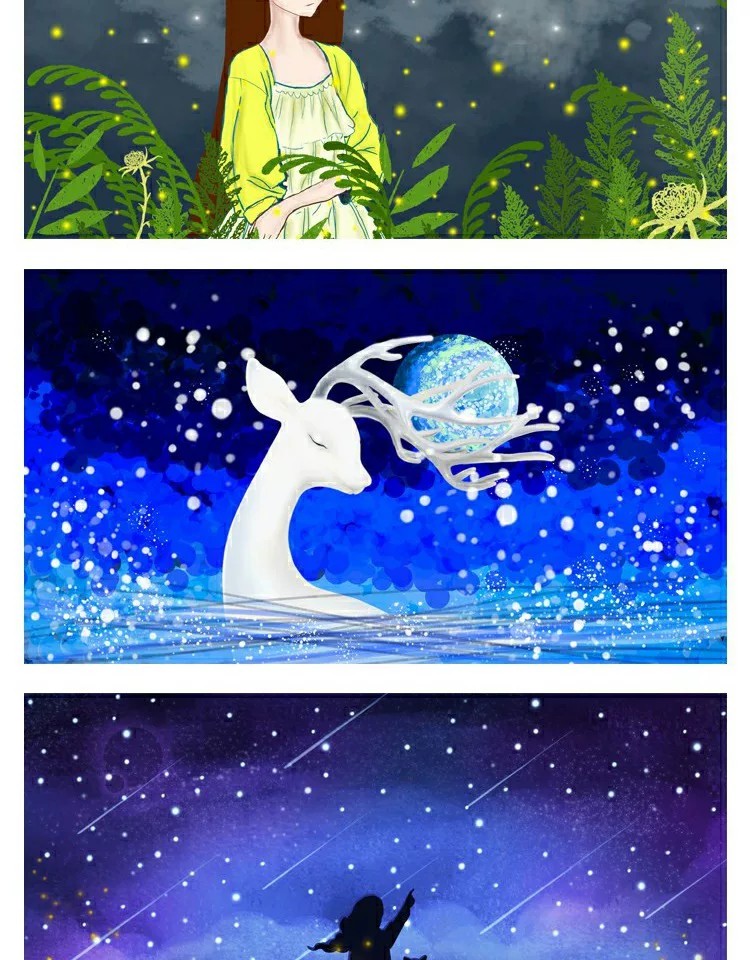 图片[12]-时尚生活PSD海报模板唯美星空卡通梦幻夜景宣传单广告设计素材-大怪兽分享