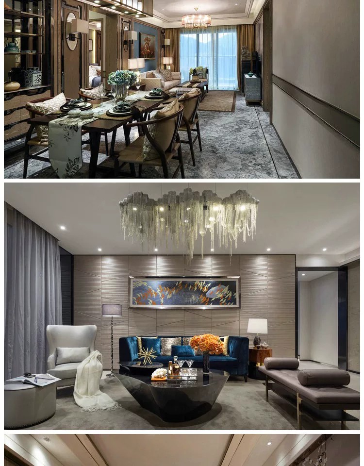 图片[13]-禅意新中式客厅餐厅全屋家装室内复古现代中式古典装修设计效果图-大怪兽分享
