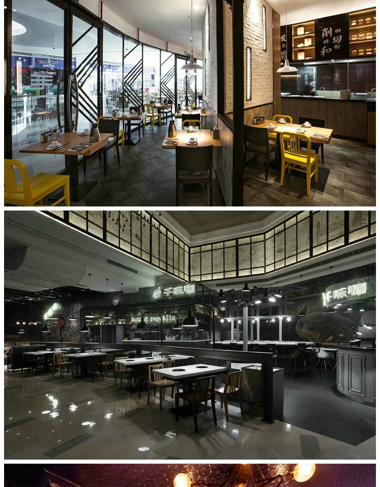 图片[15]-商业餐厅火锅店茶餐厅西餐馆装修设计效果图片饭店中餐牛排室内-大怪兽分享