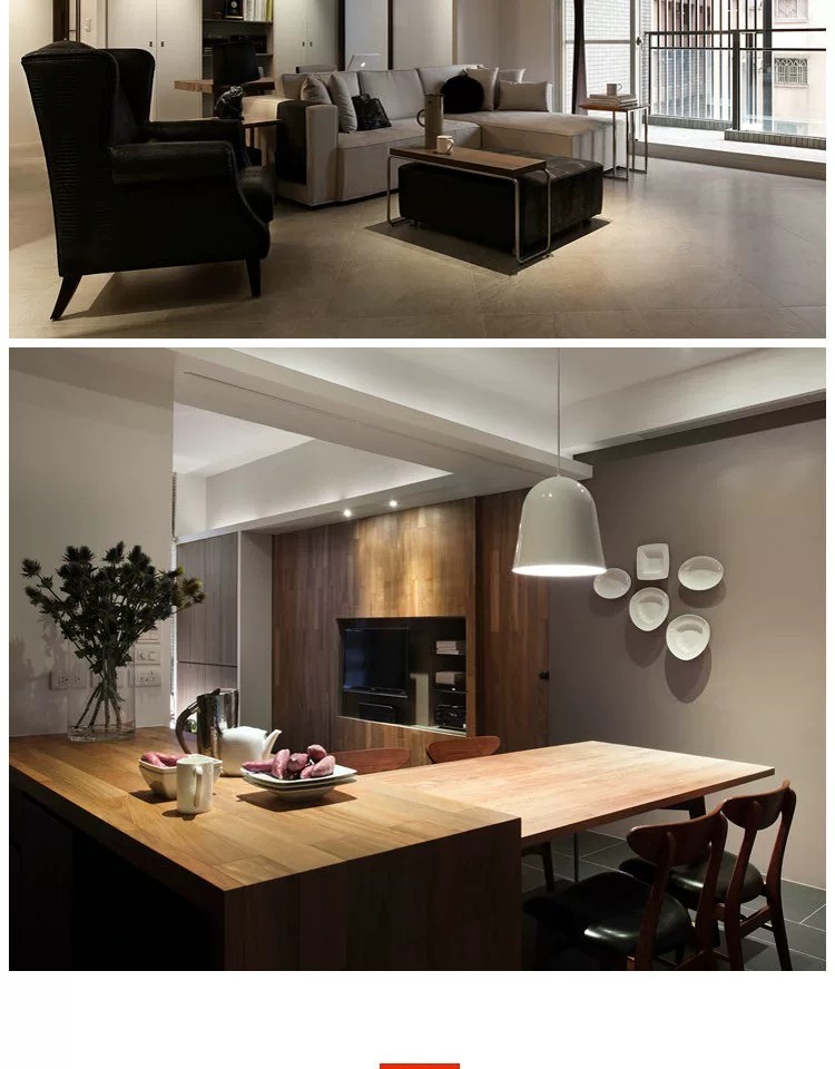 图片[15]-台式港式风格现代简约装修设计效果图后现代客厅餐厅卧室二三居室-大怪兽分享