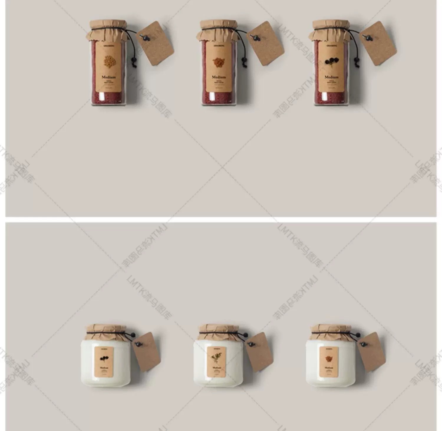 图片[14]-食品零食袋装罐装玻璃瓶坚果便当盒包装设计展示样机PSD素材模板-大怪兽分享