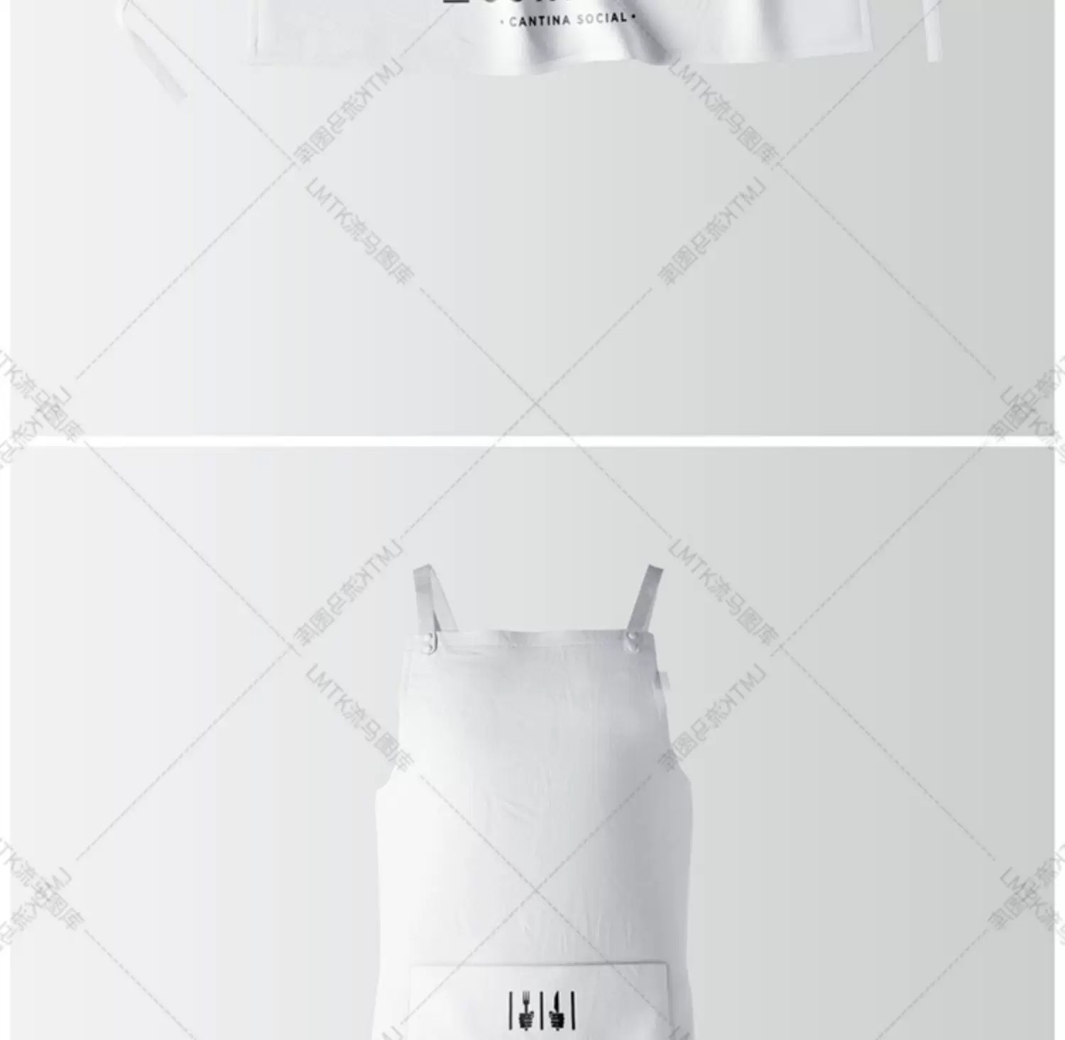 图片[14]-餐饮美食企业厨房用品逼真的各类围裙设计vi展示样机PSD素材模板-大怪兽分享