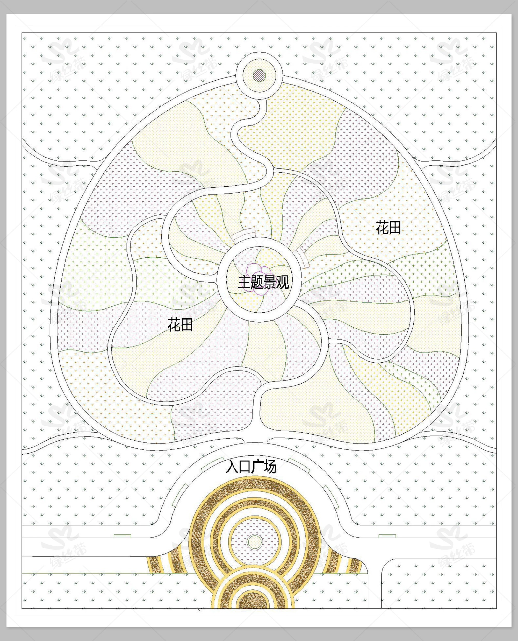 图片[16]-乡村农业园花田花海农庄田园农旅果园 农场CAD方案设计平面图平面-大怪兽分享