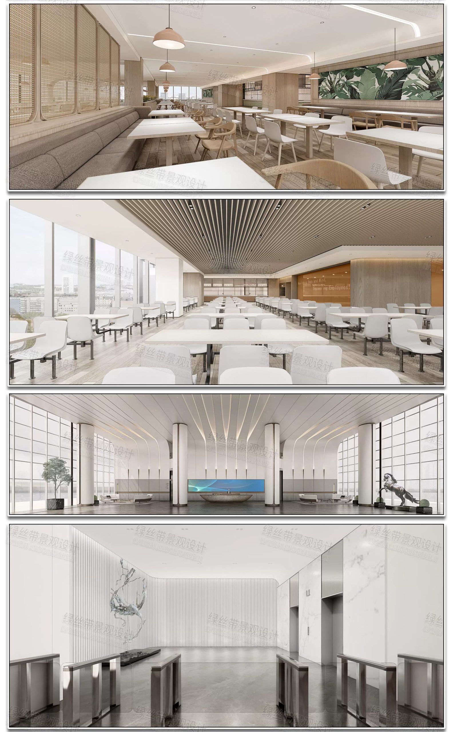 图片[16]-大厅大堂办公写字楼酒店室内装修设计接待台前台效果图CAD施工图-大怪兽分享