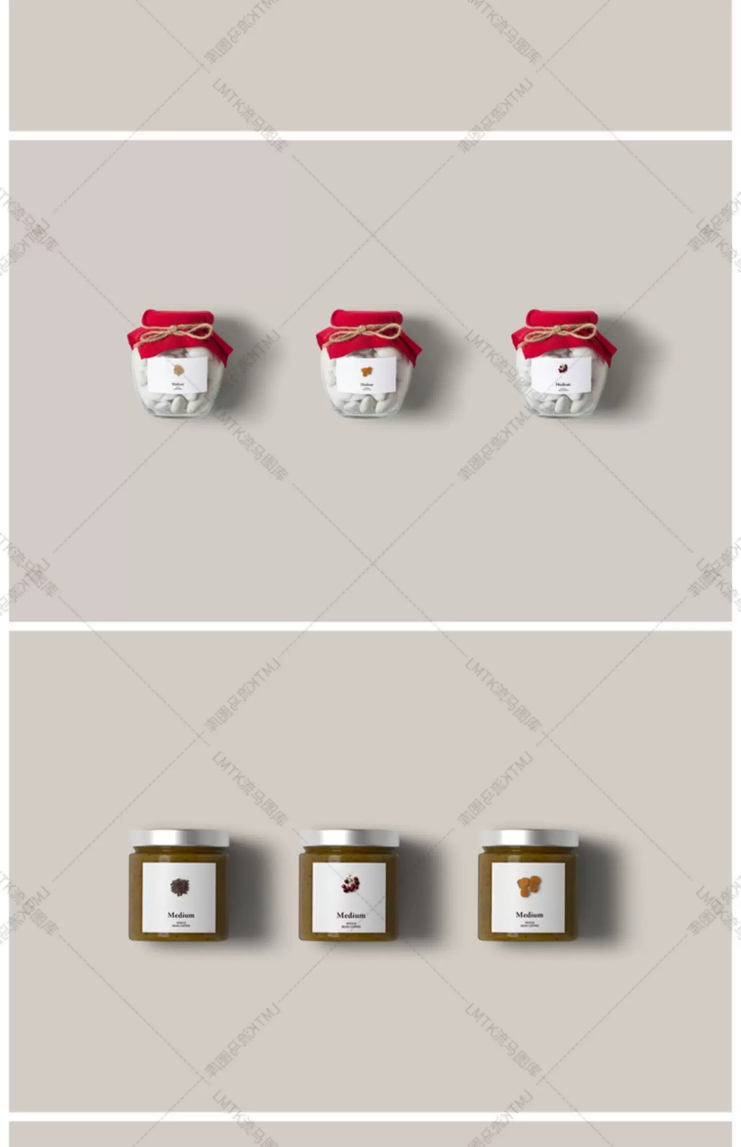 图片[15]-食品零食袋装罐装玻璃瓶坚果便当盒包装设计展示样机PSD素材模板-大怪兽分享