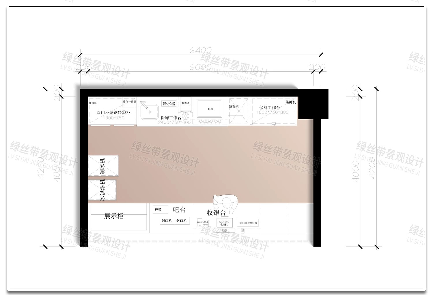 图片[17]-快餐店奶茶店便利店零食店商铺店铺装修方案设计效果图CAD施工图-大怪兽分享