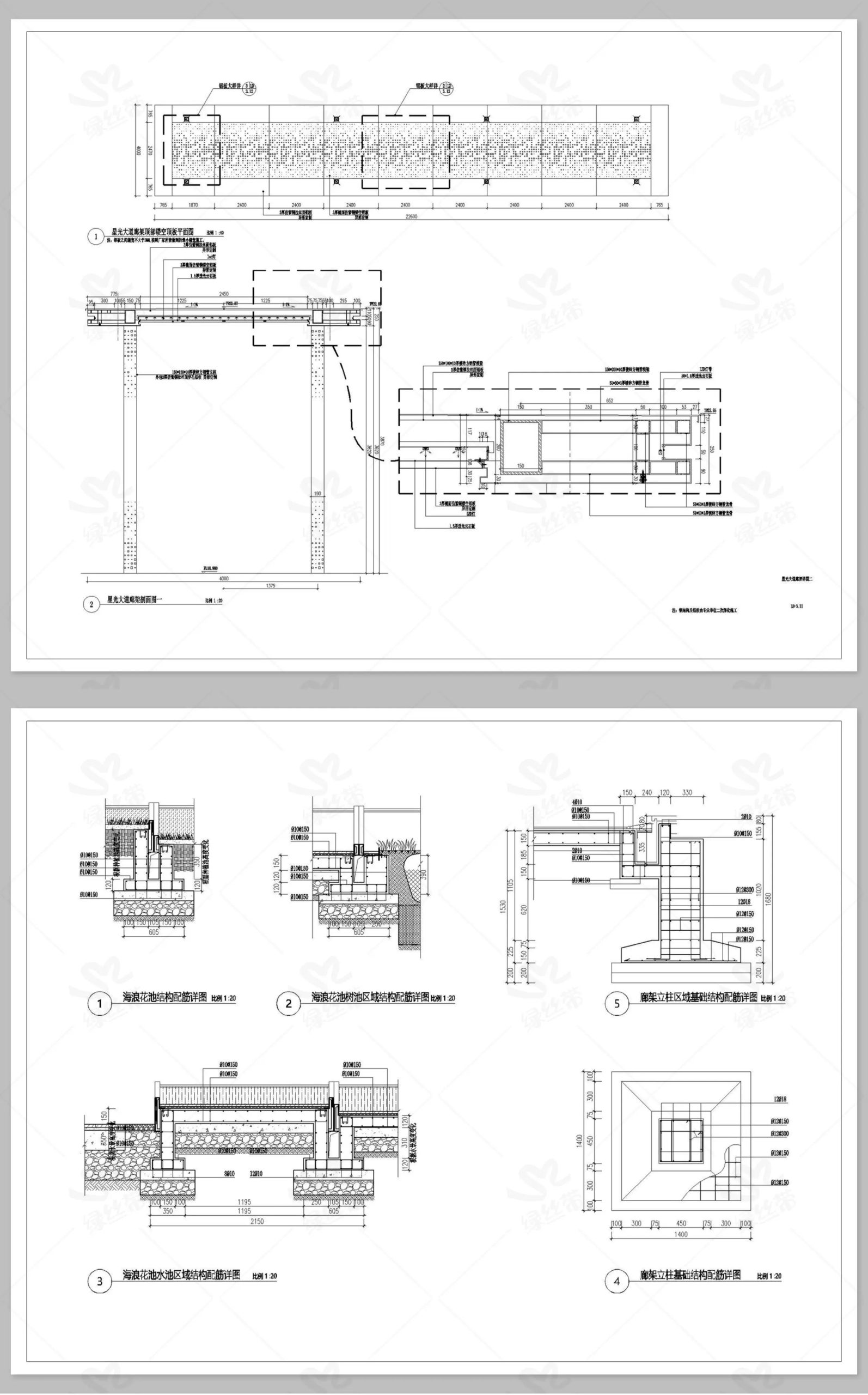 图片[14]-玻璃砖景墙隔断隔墙网红施工工艺做法详图大样图CAD施工图节点图-大怪兽分享