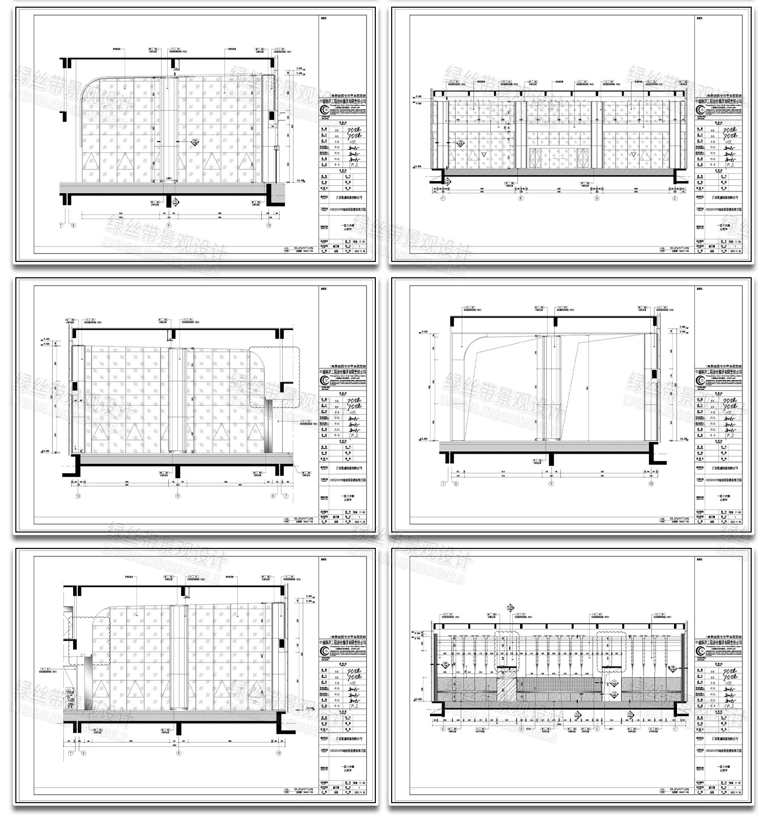 图片[18]-大厅大堂办公写字楼酒店室内装修设计接待台前台效果图CAD施工图-大怪兽分享