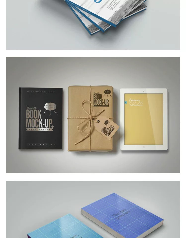 图片[19]-书籍杂志书本封面设计展示智能贴图样机PSD模板平面设计ps素材-大怪兽分享