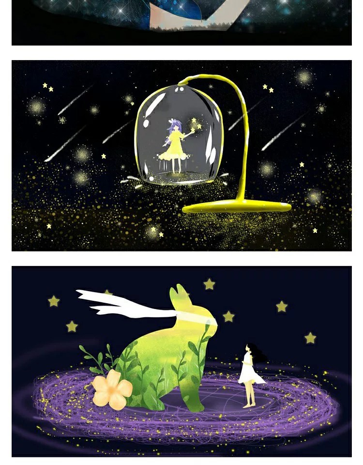 图片[21]-时尚生活PSD海报模板唯美星空卡通梦幻夜景宣传单广告设计素材-大怪兽分享