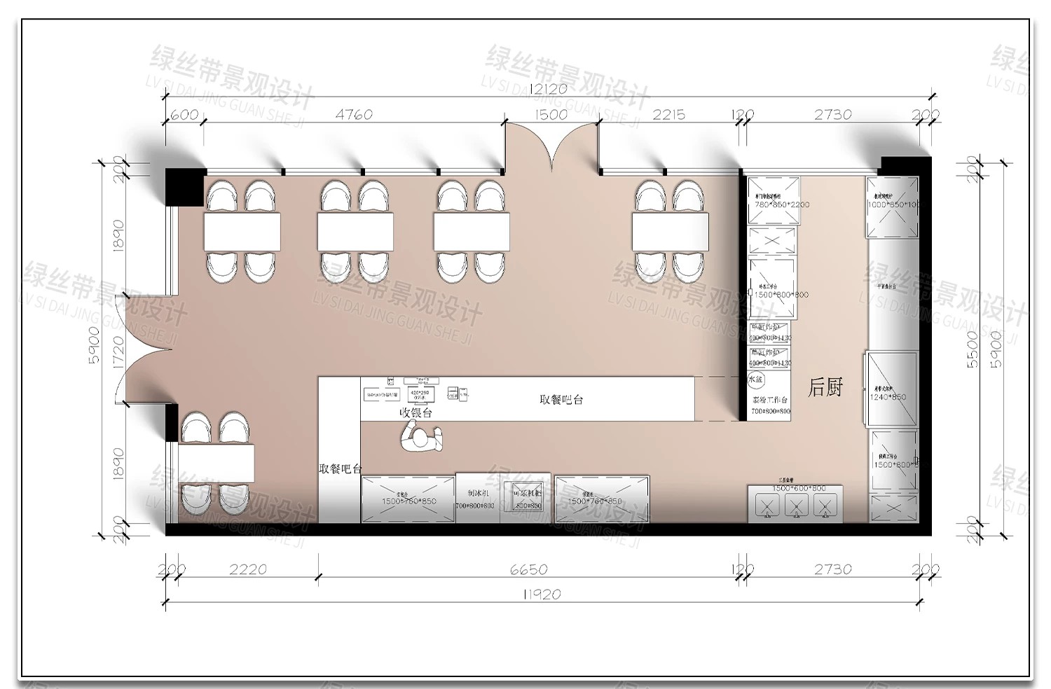 图片[27]-快餐店奶茶店便利店零食店商铺店铺装修方案设计效果图CAD施工图-大怪兽分享